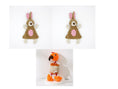 Load image into Gallery viewer, Pet Toy Donkey Shape Corduroy Chew Toy For Dogs Puppy Squeaker Squeaky Plush Bone Molar Dog Toy Pet Training Dog