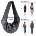 Load image into Gallery viewer, JESPET Comfy Pet Sling for Small Dog Cat, Hand Free Sling Bag Breathable Soft Knit with Front Pocket, Travel Puppy Carrying Bag, Pet Pouch. Machine Washable