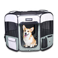 Load image into Gallery viewer, JESPET Pet Dog Playpens 36", 45" & 61" Portable Soft Dog Exercise Pen Kennel with Carry Bag for Puppy Cats Kittens Rabbits, Indoor/Outdoor Use