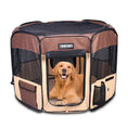 Load image into Gallery viewer, JESPET Pet Dog Playpens 36", 45" & 61" Portable Soft Dog Exercise Pen Kennel with Carry Bag for Puppy Cats Kittens Rabbits, Indoor/Outdoor Use