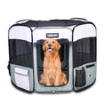 Load image into Gallery viewer, JESPET Pet Dog Playpens 36", 45" & 61" Portable Soft Dog Exercise Pen Kennel with Carry Bag for Puppy Cats Kittens Rabbits, Indoor/Outdoor Use
