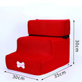 Load image into Gallery viewer, Factory Direct Sale Dog Stairs Pet Climbing Ladder Sponge Steps Small Dog Teddy On The Sofa Bed Climbing Ladder Can Be Customized