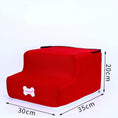Load image into Gallery viewer, Factory Direct Sale Dog Stairs Pet Climbing Ladder Sponge Steps Small Dog Teddy On The Sofa Bed Climbing Ladder Can Be Customized