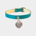 Load image into Gallery viewer, Rhinestone Heart Sniffany Dog Collar