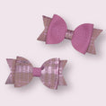 Load image into Gallery viewer, Tartan Leatherette - Dog Hair Bow