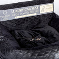 Load image into Gallery viewer, NANDOG Car Seat Quilted Vegan Leather BLACK