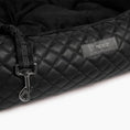 Load image into Gallery viewer, NANDOG Large Black Vegan Leather Car Seat