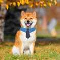 Load image into Gallery viewer, Durable Pet Collar Adjustable Denim Pet Collar With Star Pattern Dog Necktie For Holiday Weddings Formal Events For Dogs