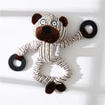 Load image into Gallery viewer, Pet Toy Donkey Shape Corduroy Chew Toy For Dogs Puppy Squeaker Squeaky Plush Bone Molar Dog Toy Pet Training Dog