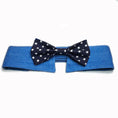 Load image into Gallery viewer, Durable Pet Collar Adjustable Denim Pet Collar With Star Pattern Dog Necktie For Holiday Weddings Formal Events For Dogs