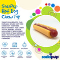 Load image into Gallery viewer, SP Hot Dog Ultra Durable Nylon Dog Chew Toy for Aggressive Chewers