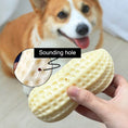 Load image into Gallery viewer, Funny Pet Dog Squeaky Toys For Small Middle Dogs Bite Resistant Puppy Cat Dogs Toys Pets Rubber Peanut Clean Tooth Chew Toy