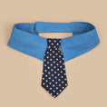 Load image into Gallery viewer, Durable Pet Collar Adjustable Denim Pet Collar With Star Pattern Dog Necktie For Holiday Weddings Formal Events For Dogs
