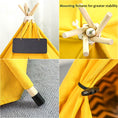 Load image into Gallery viewer, Pet Teepee Tent Dog Cat Bed Portable RWashable Dog Houses Indoor Puppy Beds With Cushion For Small Dogs Cats Rabbits