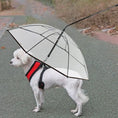 Load image into Gallery viewer, 1PC Pet Umbrella Lovely Pet Supplies Rainproof Snowproof Dog Umbrella Leash For Small Dogs Doggy Adjustable Umbrella Rain Gear