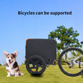 Load image into Gallery viewer, Foldable Pet Jogging Stroller Dog Carriers Bicycle Trailer Pet Dog Cat Bike Trailer Orange And Black - Ideal For Small Pets
