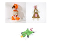 Load image into Gallery viewer, Pet Toy Donkey Shape Corduroy Chew Toy For Dogs Puppy Squeaker Squeaky Plush Bone Molar Dog Toy Pet Training Dog