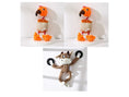 Load image into Gallery viewer, Pet Toy Donkey Shape Corduroy Chew Toy For Dogs Puppy Squeaker Squeaky Plush Bone Molar Dog Toy Pet Training Dog