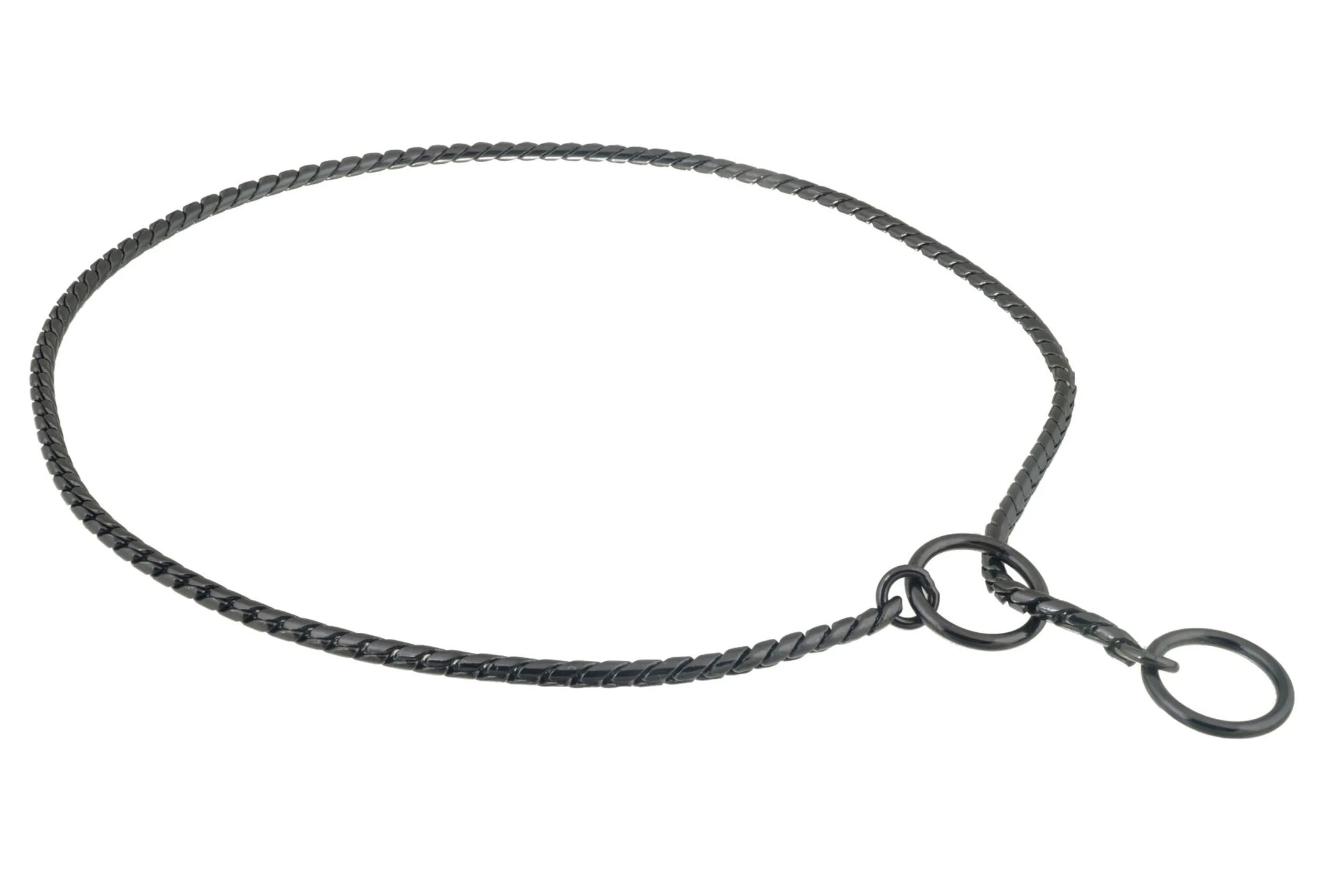 Slip Snake Show Chain Collar (28 in x 3.8mm)